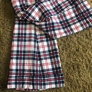 Vintage Wrangler Plaid Hip Hugger Flares